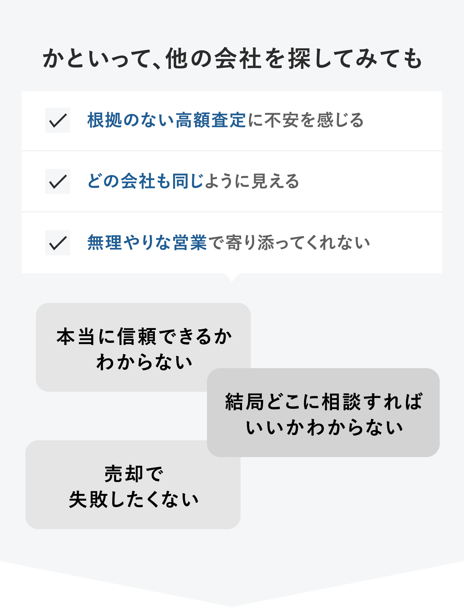 賢く売ろうと一括査定を使ったのに、信頼できないし疲れた…